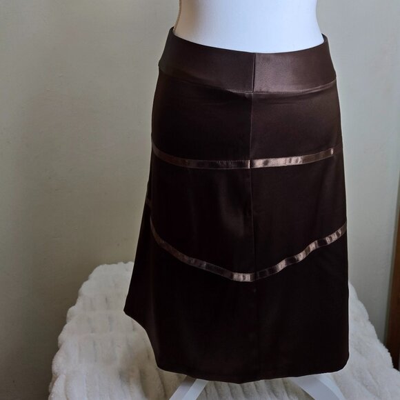 Wet Seal Tweed Brown Skirt Size 1 About 21" Long (NWT) Waist is about 28" - Picture 2 of 10